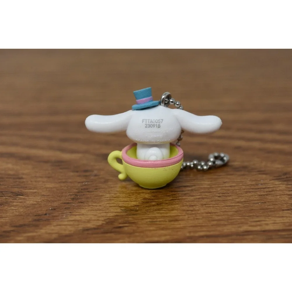 Sanrio Cinnamoroll Teacup Ball Chain Keychain Figure Mini Mascot 2023